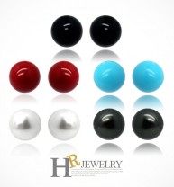 14K 심플 10mm 볼 귀걸이(5종중택1)