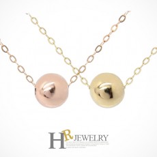 14K 뷰티 6.5mm 민볼 목걸이